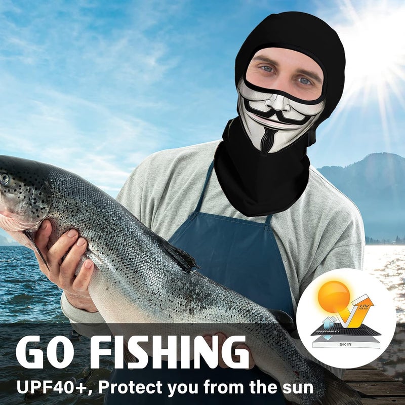Obacle Balaclava Face Mask Men Women Lightweight for Ski Hunting Cycling Fishing - Image 5